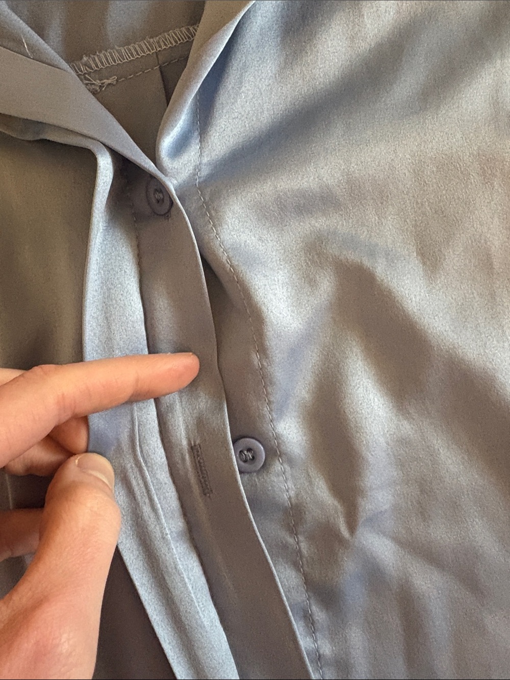 Style Rack button down light blue dress - Picture 3 of 5
